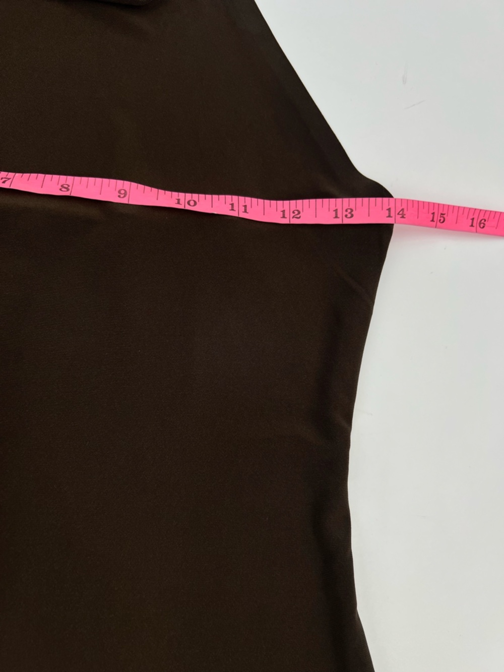 NORMA KAMALI Halter Turtle Fishtail
Gown 4-Way Stretch Chocolate brown sz XS - Picture 3 of 8